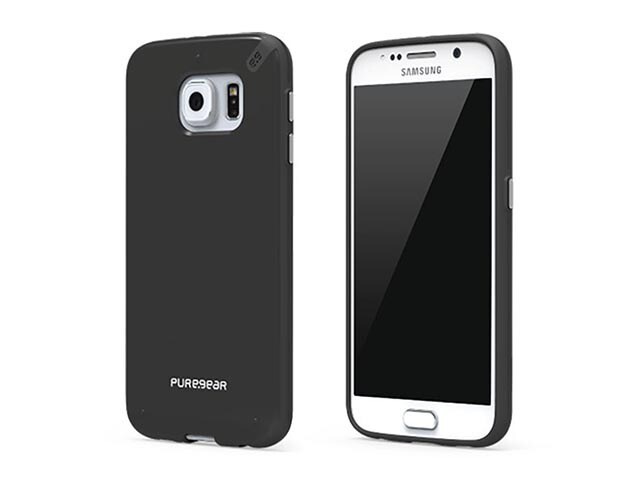 PureGear Slim Shell Protective Case for Samsung Galaxy S6 Black Black