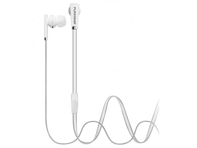 Puregear PureBoom Wired Earbuds with In Line Controls White