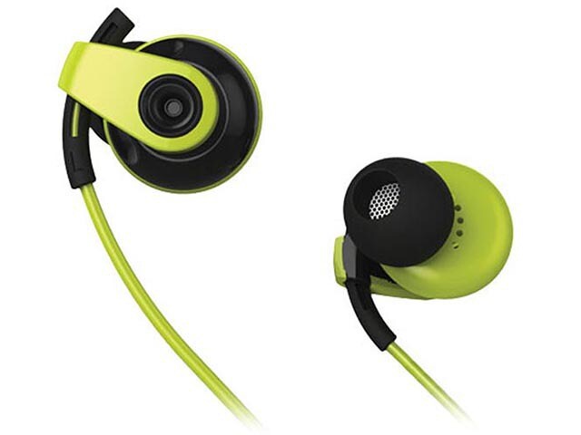 BlueAnt PUMP BOOST HD Audio Sport Earbuds with In Line Controls Green