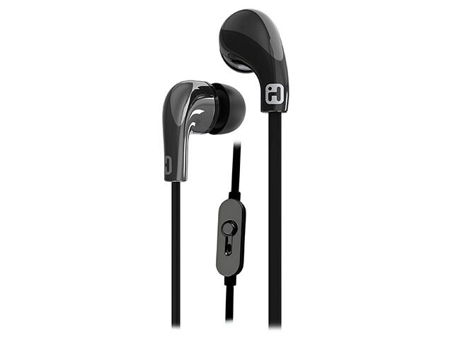 iHome iB26 Earbuds with In Line Controls Black