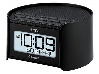 iHome iBT230BBC Bluetooth Alarm Clock Radio - Black