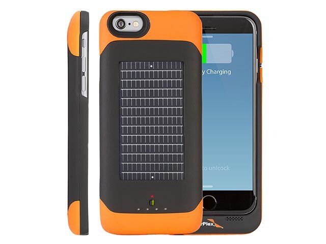 EnerPlex Surfr Solar Case for iPhone 6 6s Orange