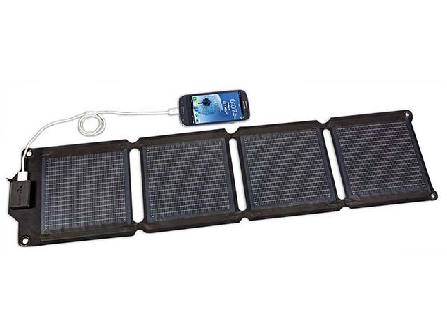 EnerPlex Kickr IV Solar Powered Portable Charger Black
