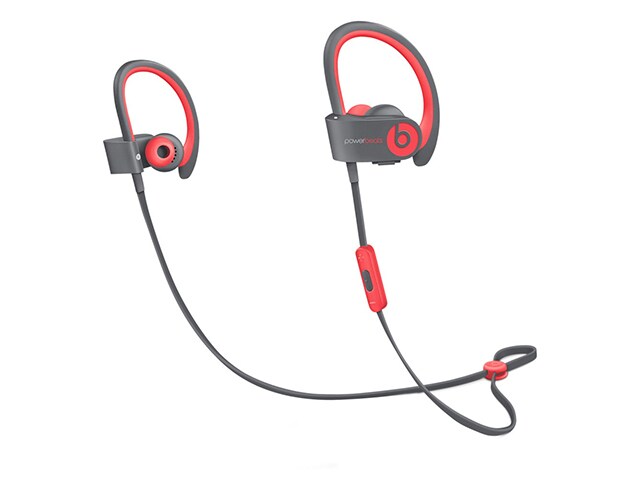 Beats Powerbeats 2 Wireless In Ear Headphones with In Line Controls Red