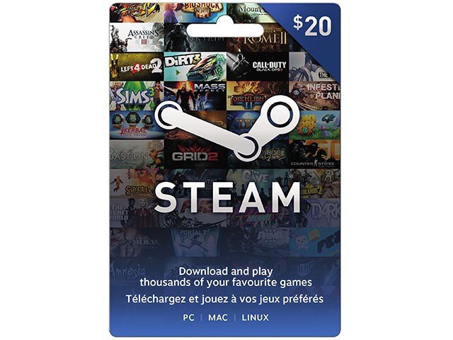 Steam 20 Prepaid Card