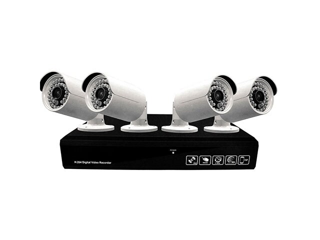 Speedex RL 4047H AHD 500G All In One 4 Channel Security System with 500GB DVR and 4 Cameras
