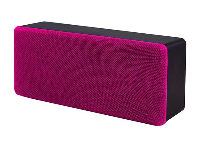 iWorld SoundBox BluetoothÂ® Portable Speaker Pink