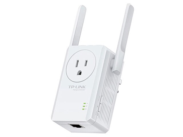 TP LINK TL WA860RE 300Mbps Wi Fi Range Extender with AC Pass through