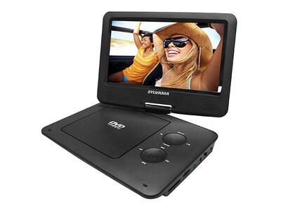 SYLVANIA 9” Portable DVD Player with Carrying Case - Black