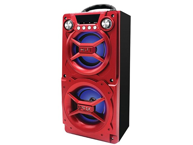 SYLVANIA Portable BluetoothÂ® Speaker Red