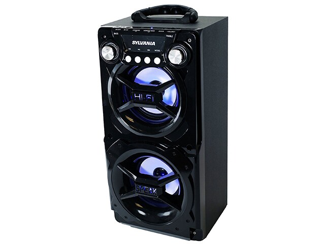 SYLVANIA Portable BluetoothÂ® Speaker Black