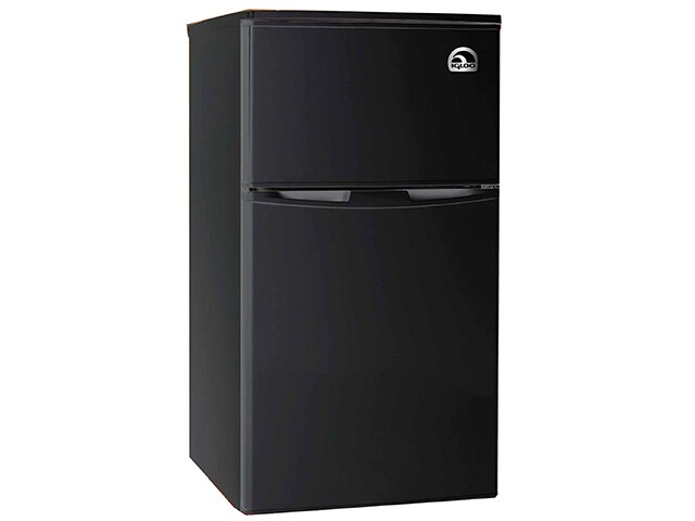 Igloo 3.2 Cu ft 2 Door Refrigerator Black