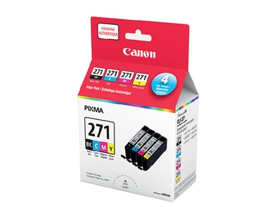 Canon CLI-271 Ink Cartridge Value Pack (0390C006)