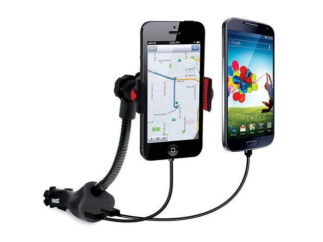 iSound Dual USB Car Charger Mount