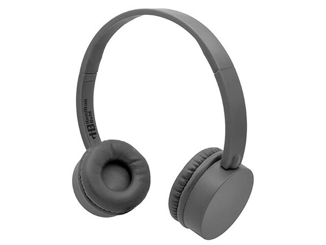 HamiltonBuhl KidzPhonzâ„¢ On Ear Headphones with In Line Controls Grey