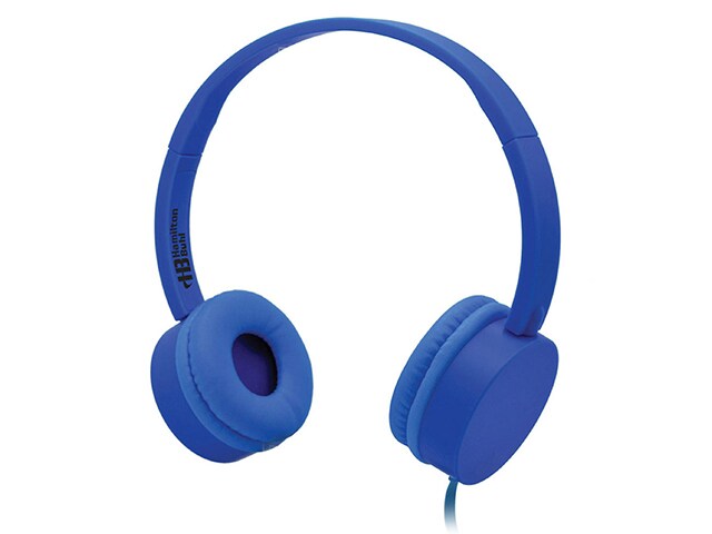 HamiltonBuhl KidzPhonzâ„¢ On Ear Headphones with In Line Controls Blue
