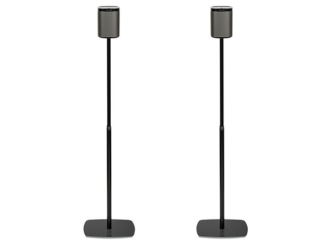 Flexson FLXP1AS2021 Adjustable Floorstand for SONOS PLAY 1 Pair Black