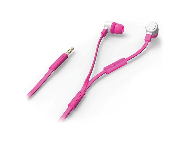 Borne High Fidelity Earbuds with Microphone Pink