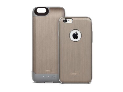 Moshi iGlaze Ion Battery Case for iPhone 6/6s - Titanium