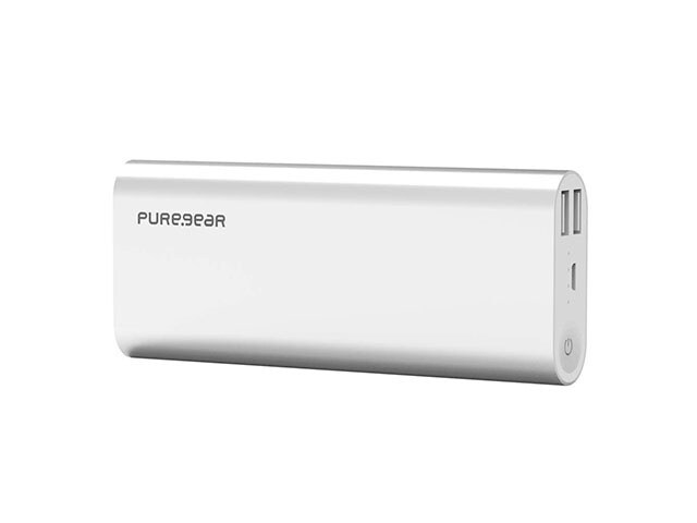 PureGear PureJuice 1600mAh Portable Power Bank Silver