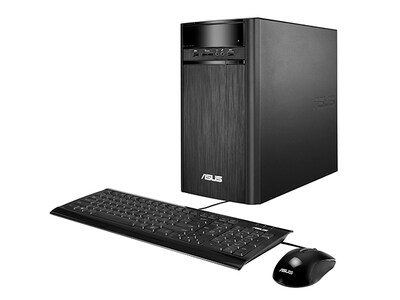 ASUS K31ADE-RS91 Desktop with Intel® G3260, 1TB HDD, 8GB RAM, & Windows 10 - Black