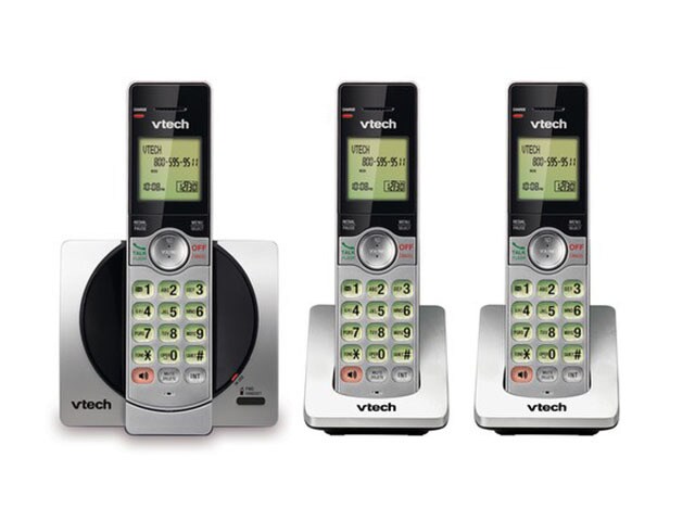 VTech CS6919 3 Cordless DECT 6.0 Phone with 3 Handsets