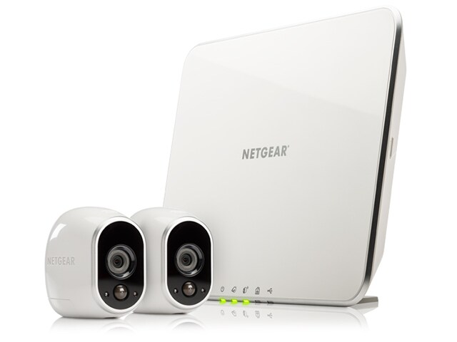 Netgear Arlo VMS3230 Wire Free Indoor Outdoor Wi Fi Security System with 2 HD Cameras