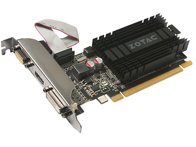 Zotac NVIDIA GeForce GT 710 1GB DDR3 PCI E 2.0 Graphics Card DL DVI VGA HDMI