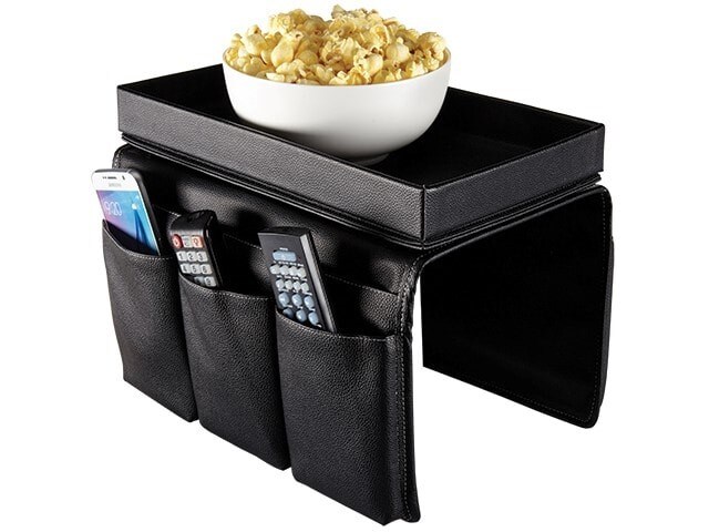 Gadgetree Couch Armrest Tray Black
