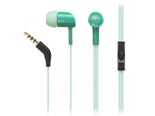 Wicked Audio Havok Earbuds with In Line Microphone Marine