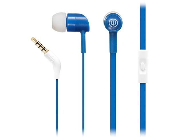 Wicked Audio Havok Earbuds with In Line Microphone Bluebird