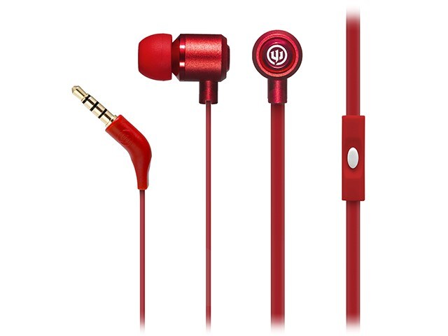 Wicked Audio Panic Earbuds with In Line Microphone Burn