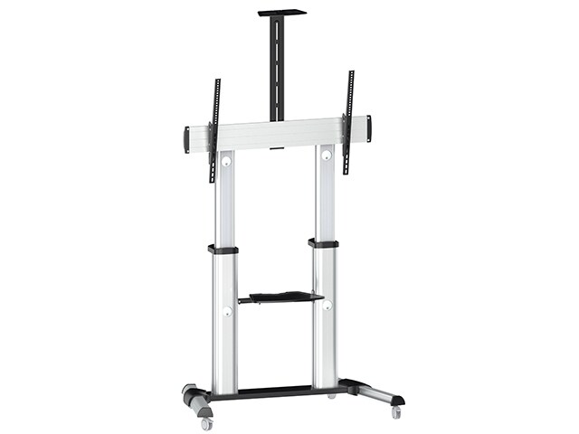 TygerClaw LCD8409SL Mobile Large Display Stand with Shelf