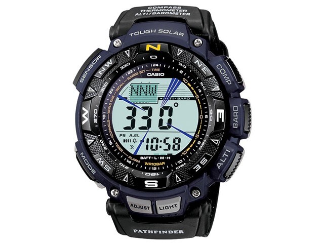 Casio Pro Trek PAG240 Pathfinder Digital Watch Black Blue