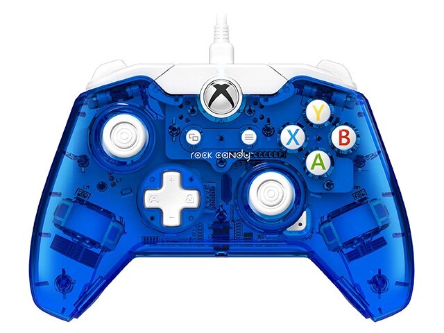 Rock Candy Wired Controller for Xbox One Blueberry Boom