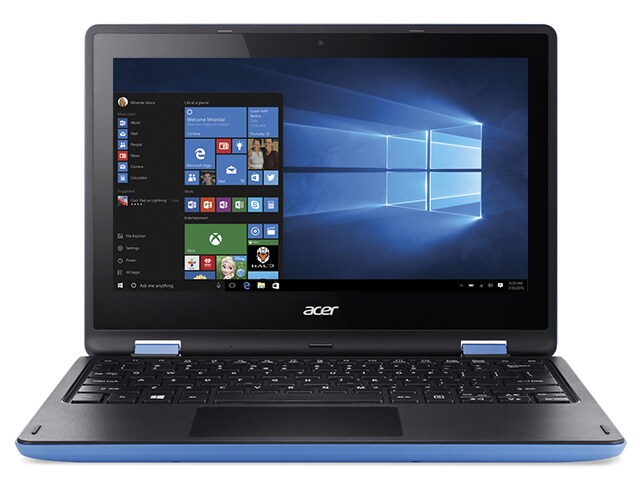 Acer Aspire R 11 R3 131T C1Z2 11.6 quot; 2 in 1 Convertible Laptop with IntelÂ® N3050 500GB HDD 4GB RAM Windows 10 Blue