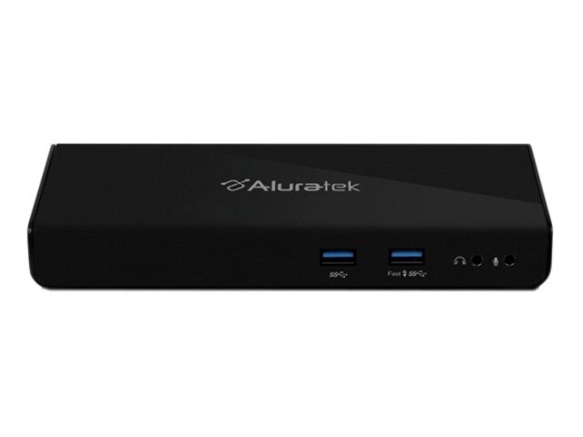 Aluratek 6 Port USB 3.0 Hub Dual Display Docking Station