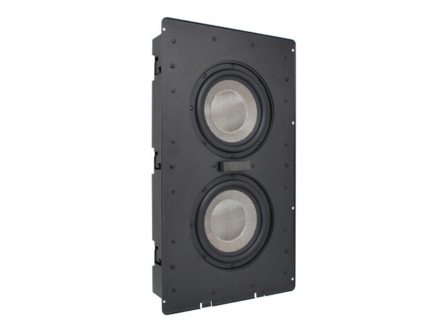 Saga SAG0207 Dual 8 quot; In Wall 100 Watt Sub Woofer Speakers