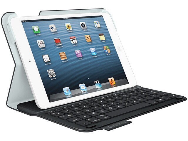 Logitech Ultrathin Velvet Touch Keyboard Folio for iPad Mini Carbon Black