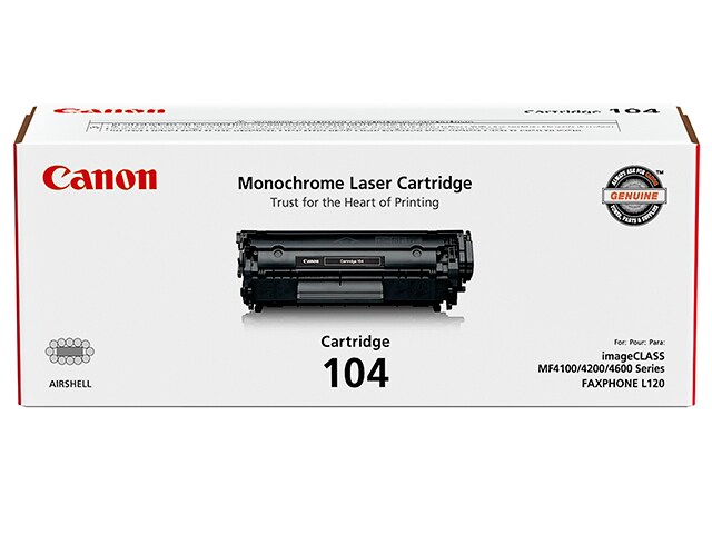 Canon 104 Toner Cartridge Black