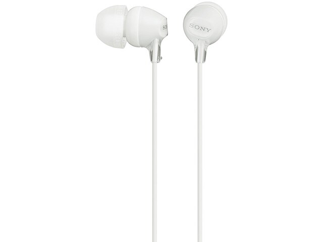 Sony MDR EX15LP W Earbuds White