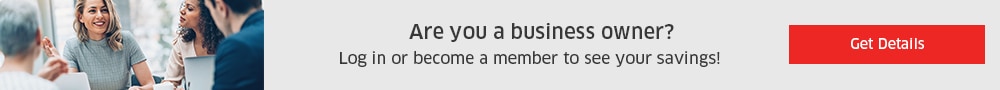 Are you a business owner? Log in or become a member to see your savings!  Get Details