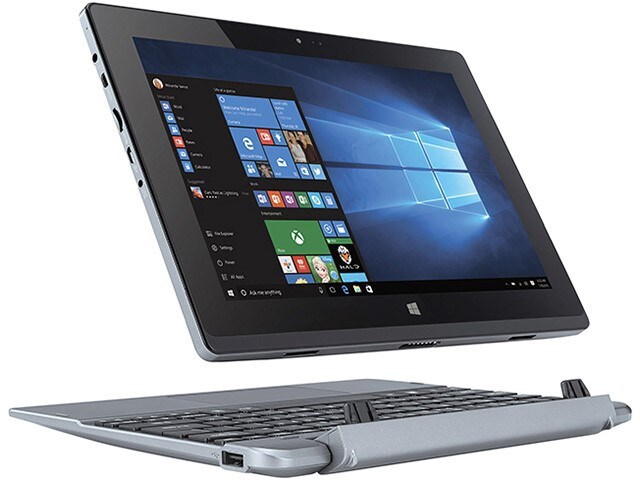 Acer Aspire Switch One 10.1 quot; 2 in 1 Notebook with IntelÂ® Z3735F 32GB SSD 2GB RAM Windows 10 Bilingual S1002 12V2
