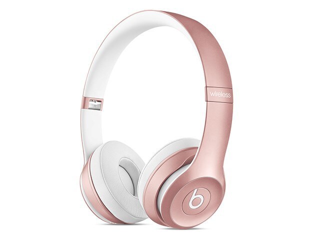 Beats by Dr. Dre Solo2 Wireless On Ear Headphones with In Line Controls Rose Gold