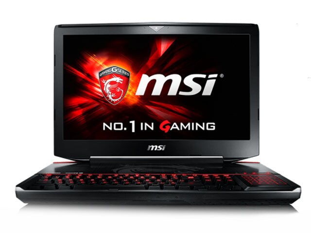 MSI Titan GT80S 6QE 001US 18.4 quot; Gaming Laptop with IntelÂ® Coreâ„¢ i7 6820HK 1TB HDD 256GB SSD 16GB RAM Windows 10 Home