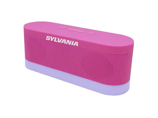SYLVANIA Moonlight BluetoothÂ® Speaker Pink
