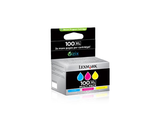 Lexmark 100XL 14N1293 Ink Pack Tri Colour
