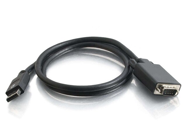C2G 54188 3m 10 DisplayPort 1.1 Male to HD15 VGA Male Cable