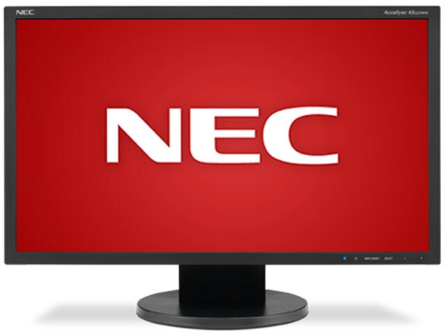 NEC AccuSync AS222WMBK 22â€� Widescreen LED TN Full HD Monitor