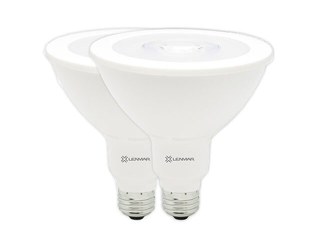 Lenmar PAR30 120W E26 Soft White LED Spot Light Bulb 2 Pack